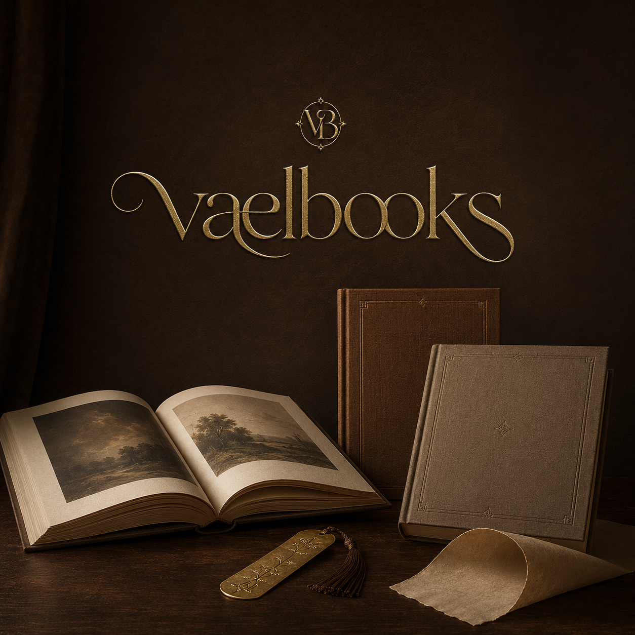 Vael Books printed books banner