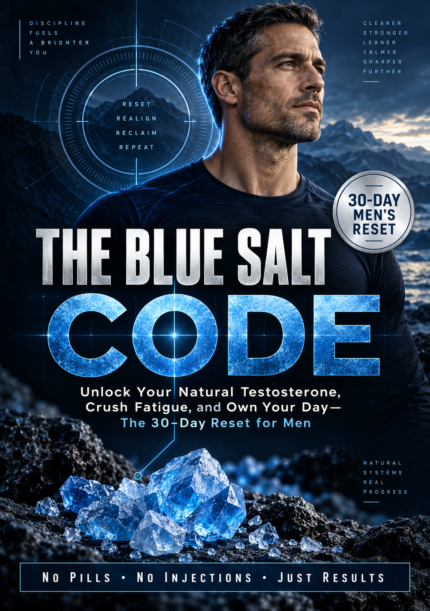 The Blue Salt Code: Unlock Your Natural Testosterone, Crush Fatigue, and Own Your Day—The 30-Day Reset for Men