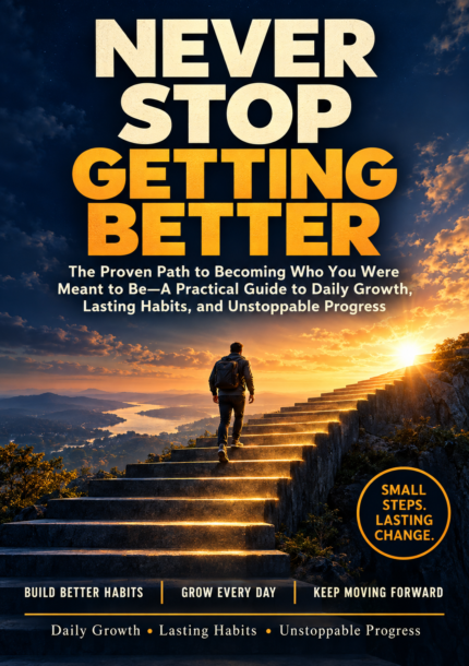 Never Stop Getting Better: The Proven Path to Becoming Who You Were Meant to Be—A Practical Guide to Daily Growth, Lasting Habits, and Unstoppable Progress