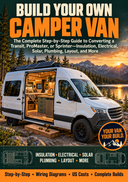 Build Your Own Camper Van: The Complete Step-by-Step Guide to Converting a Transit, ProMaster, or Sprinter—Insulation, Electrical, Solar, Plumbing, Layout, and More